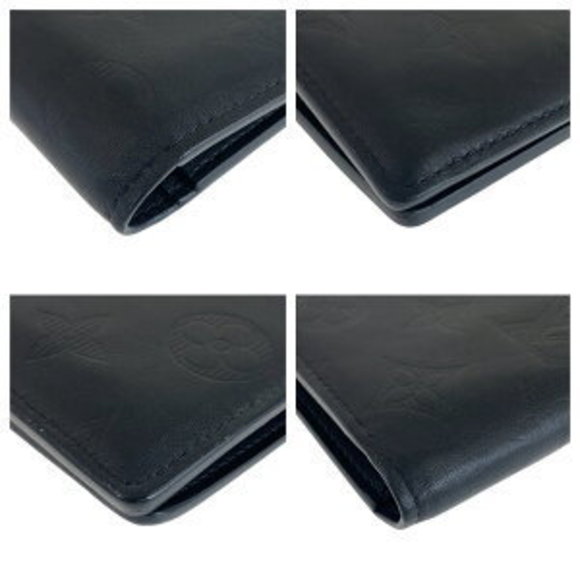 LOUIS VUITTON Shadow Portefeuille Brother Black Long Wallet - Picture 4 of 9